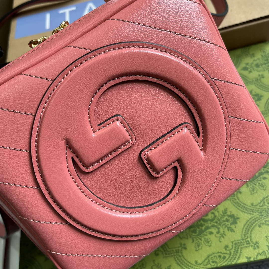 Gucci 744434 Gucci Blondie Top Handle Bag Rose pink - Default Title - View 5