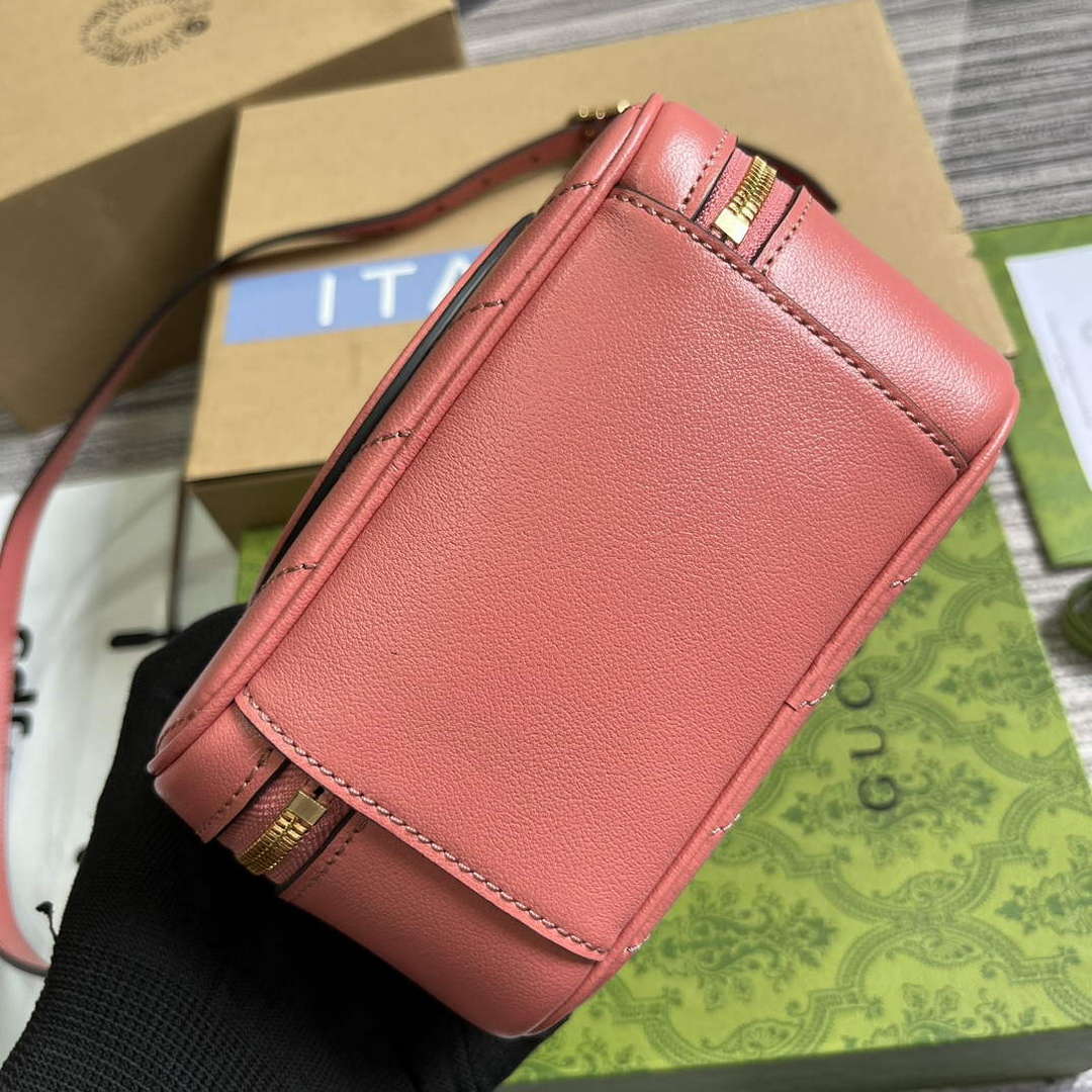 Gucci 744434 Gucci Blondie Top Handle Bag Rose pink - Default Title - View 7