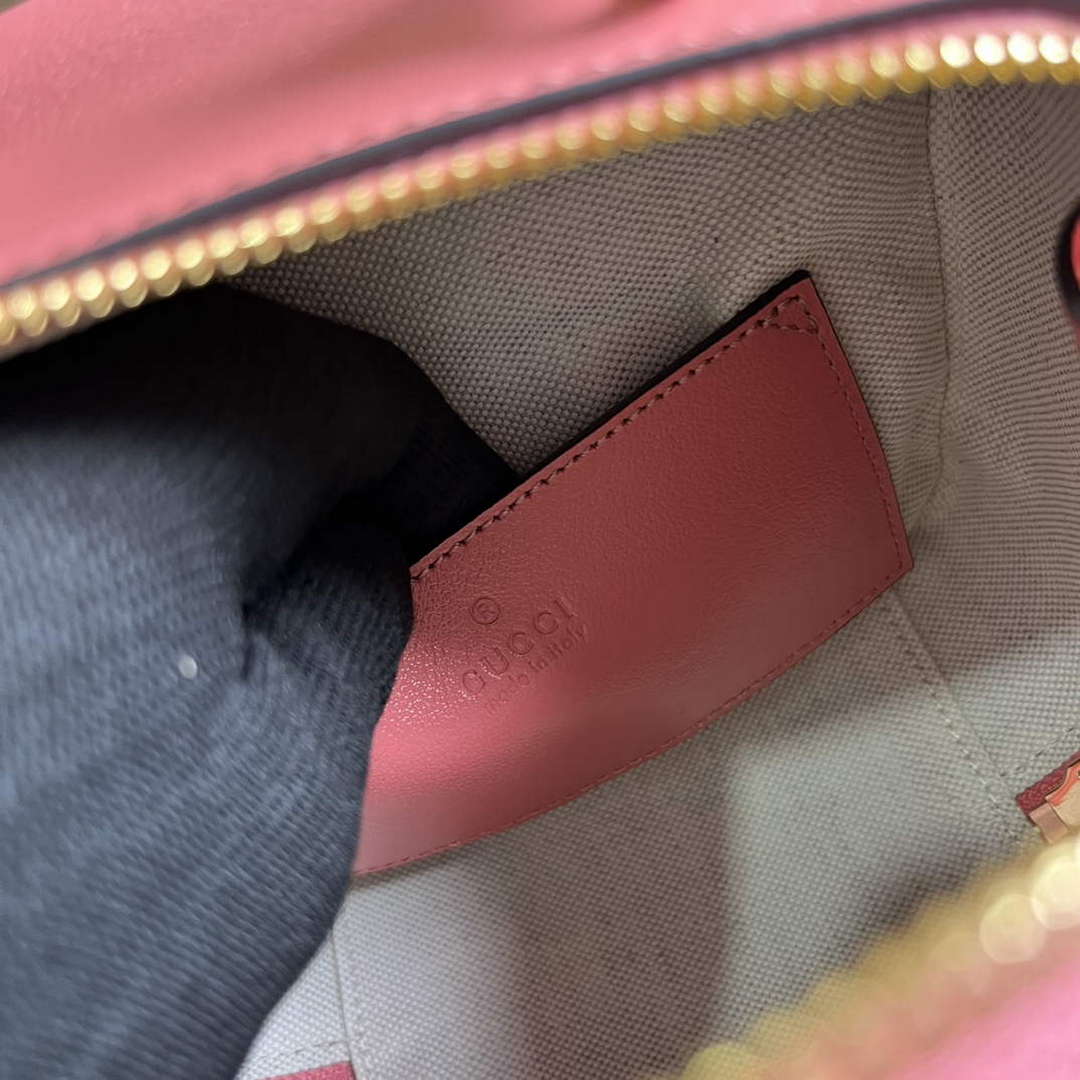 Gucci 744434 Gucci Blondie Top Handle Bag Rose pink - Default Title - View 9