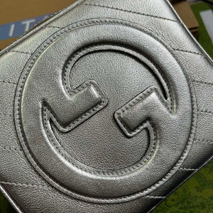 Gucci 744434 Gucci Blondie Top Handle Bag Silver - Default Title - View 6