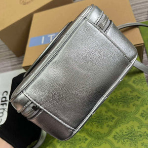Gucci 744434 Gucci Blondie Top Handle Bag Silver - Default Title - View 7