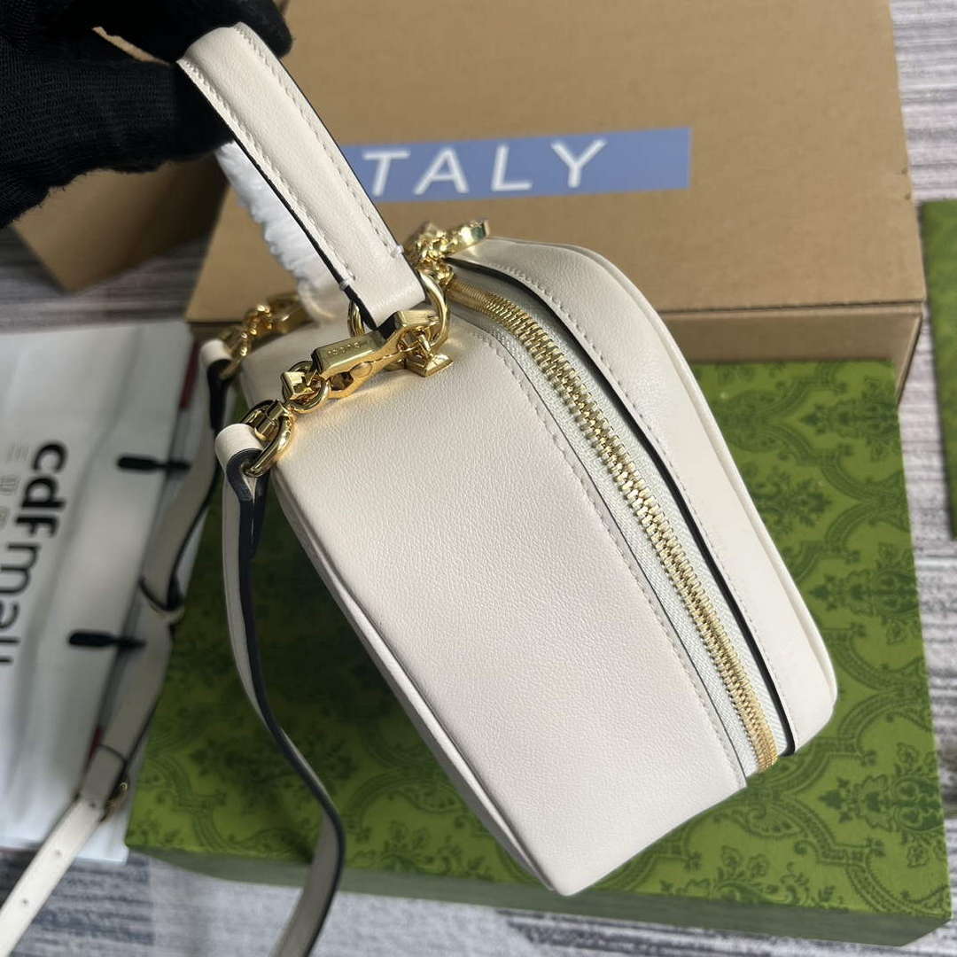 Gucci 744434 Gucci Blondie Top Handle Bag White - Default Title - View 3