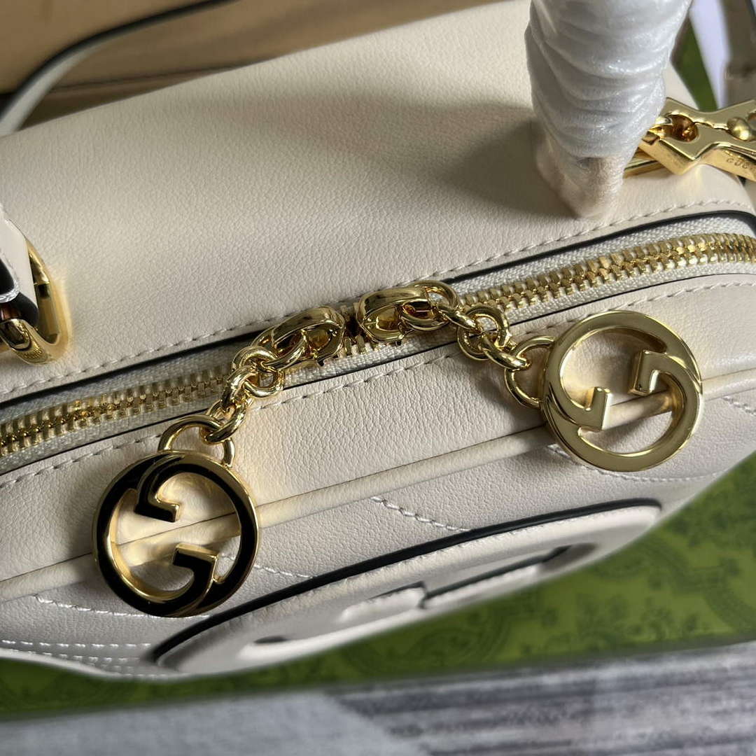 Gucci 744434 Gucci Blondie Top Handle Bag White - Default Title - View 6