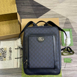 Gucci 745718 Ophidia GG Medium Backpack Blue - Default Title - View 1