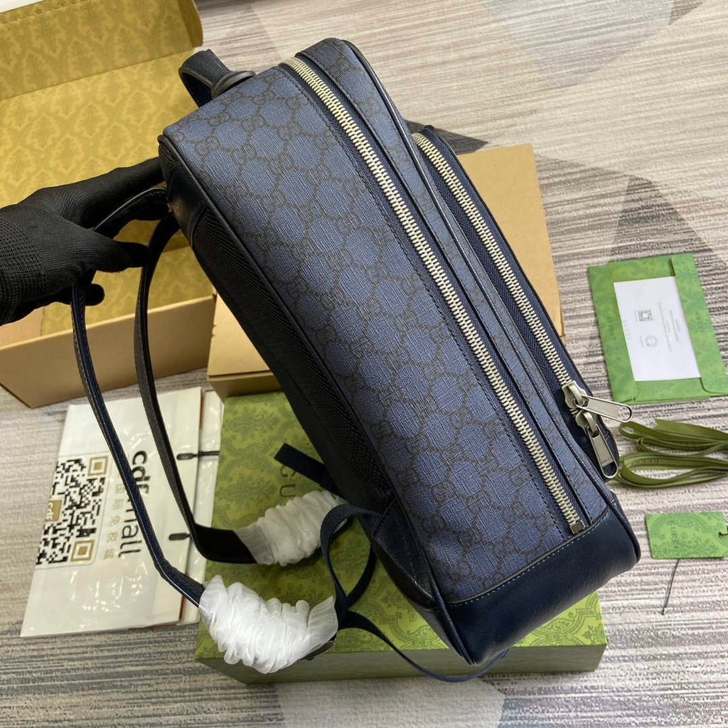 Gucci 745718 Ophidia GG Medium Backpack Blue