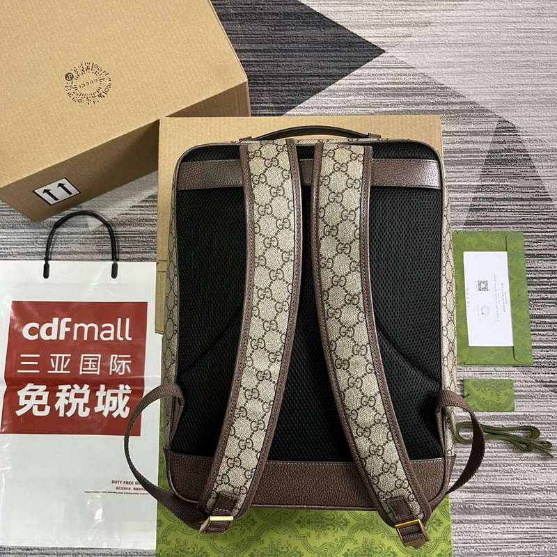 Gucci 745718 Ophidia GG Medium Backpack Brown - Default Title - View 2