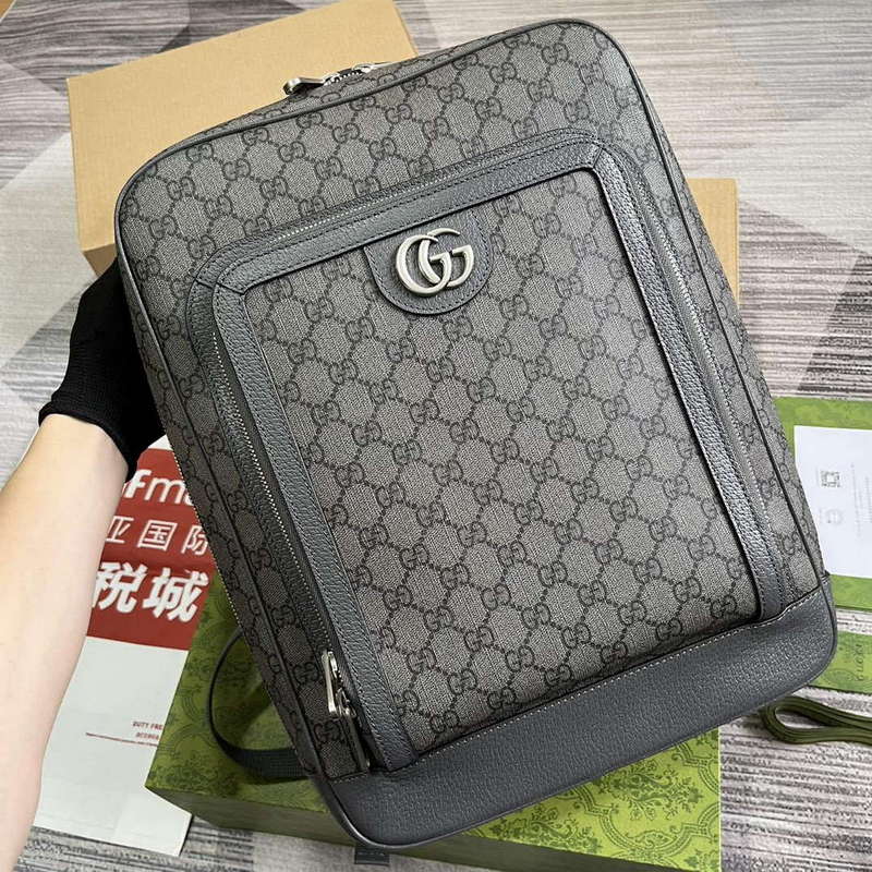Gucci 745718 Ophidia GG Medium Backpack Grey - Default Title - View 4