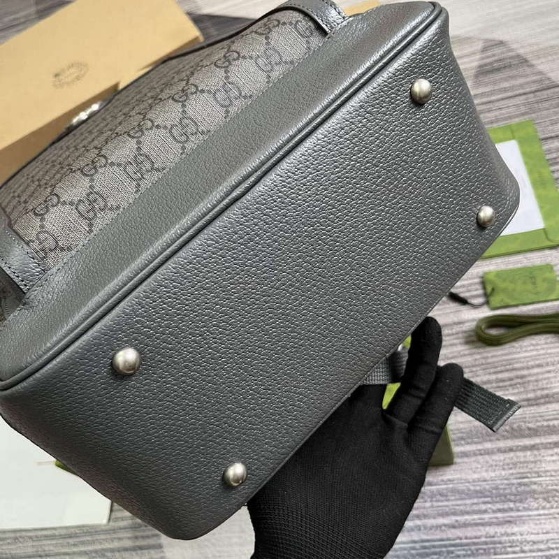 Gucci 745718 Ophidia GG Medium Backpack Grey