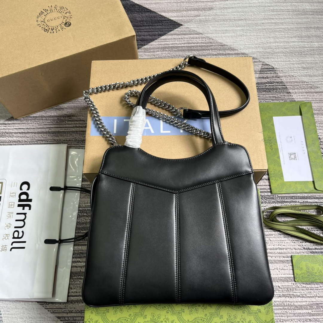 Gucci 745918 Petite GG Small Tote Bag Black - Default Title - View 2