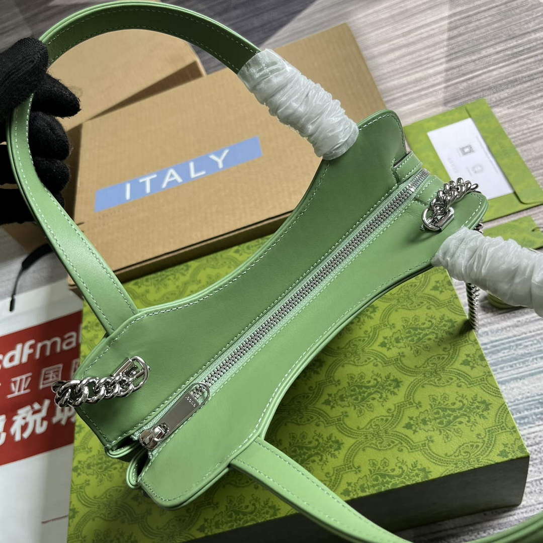 Gucci 745918 Petite GG Small Tote Bag Light green - Default Title - View 8