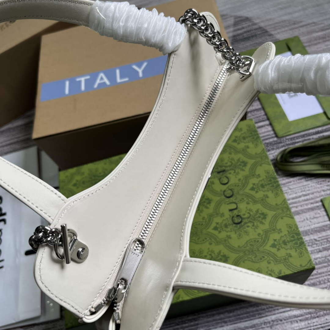 Gucci 745918 Petite GG Small Tote Bag White - Default Title - View 6