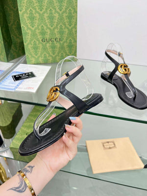 Gucci 746030 Women's Double G Thong Sandal G56307 - 35 - View 6
