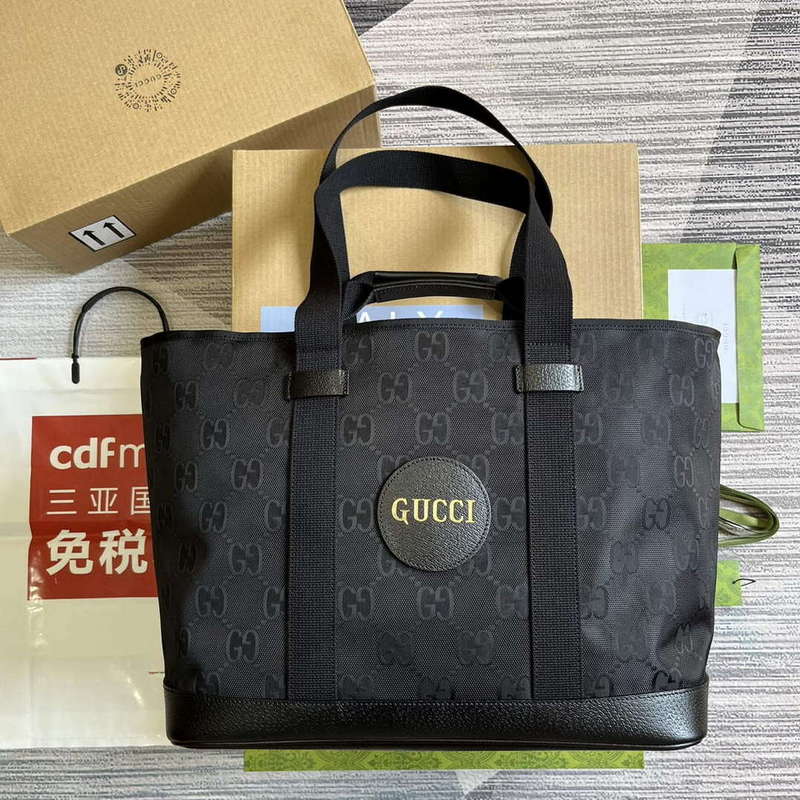 Gucci 746037 Gucci Off The Grid Medium Tote Bag Black - Default Title - View 1