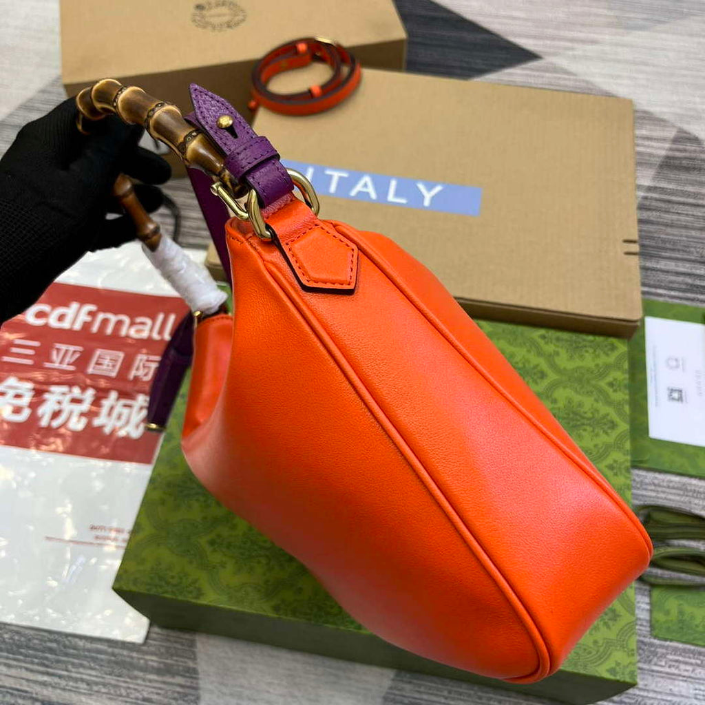 Gucci 746124 Gucci Diana Medium Shoulder Bag Orange