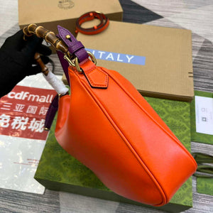 Gucci 746124 Gucci Diana Medium Shoulder Bag Orange - Default Title - View 7