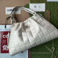Gucci 746210 Gucci Deco medium tote bag in White Leather - Default Title - View 1