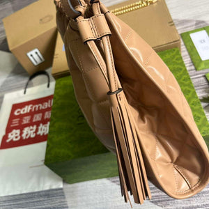 Gucci 746210 Gucci Deco Medium Tote Bag Rose beige - Default Title - View 7