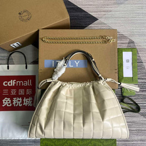 Gucci 746210 Gucci Deco Medium Tote Bag White - Default Title - View 2