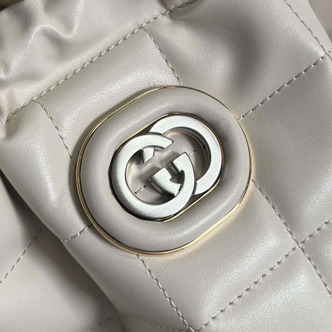 Gucci 746210 Gucci Deco Medium Tote Bag White - Default Title - View 5