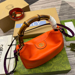 Gucci 746251 Gucci Diana Small Shoulder Bag Orange - Default Title - View 3