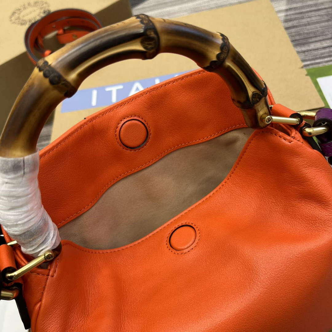 Gucci 746251 Gucci Diana Small Shoulder Bag Orange - Default Title - View 8