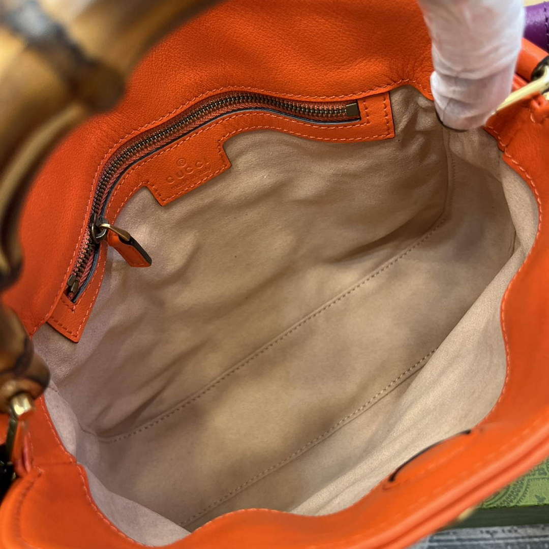 Gucci 746251 Gucci Diana Small Shoulder Bag Orange
