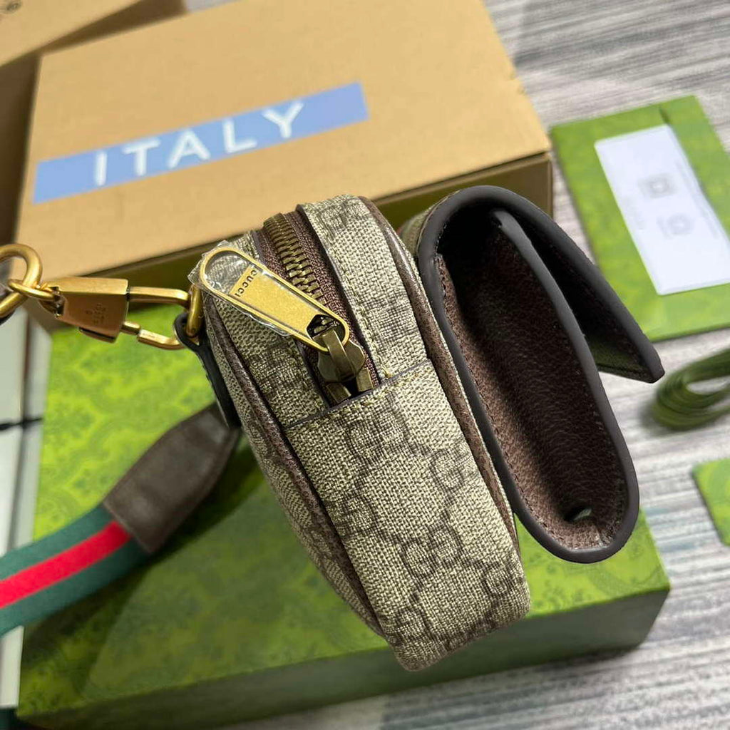Gucci 746308 Ophidia GG Mini Bag Brown