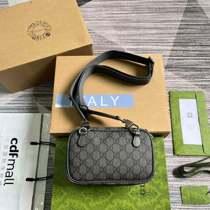 Gucci 746308 Ophidia GG Mini Bag Grey - Default Title - View 2