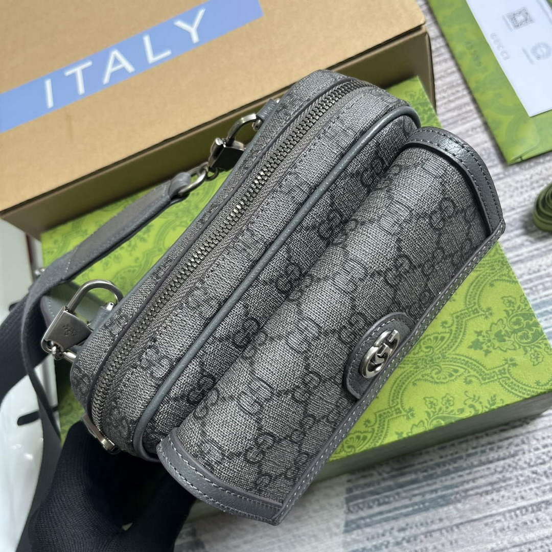 Gucci 746308 Ophidia GG Mini Bag Grey - Default Title - View 8