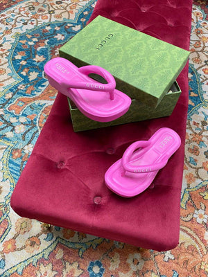 Gucci 746334 Women's Thong Platform Sandal G38250 - US 4=Euro 35 - View 5