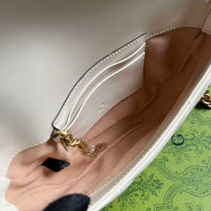 Gucci 746431 GG Marmont Matelass¨¦ Chain Mini Bag White - Default Title - View 9