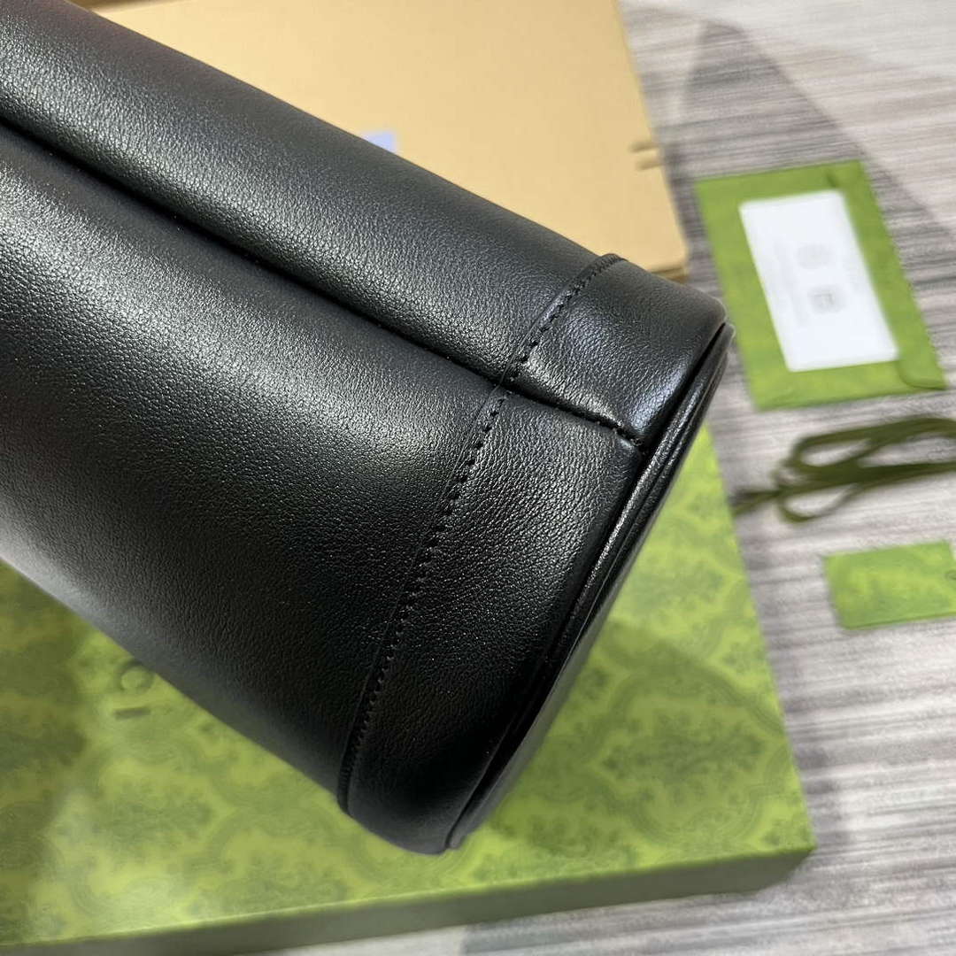 Gucci 750394 Gucci Diana Medium Tote Bag Black leather - Default Title - View 7