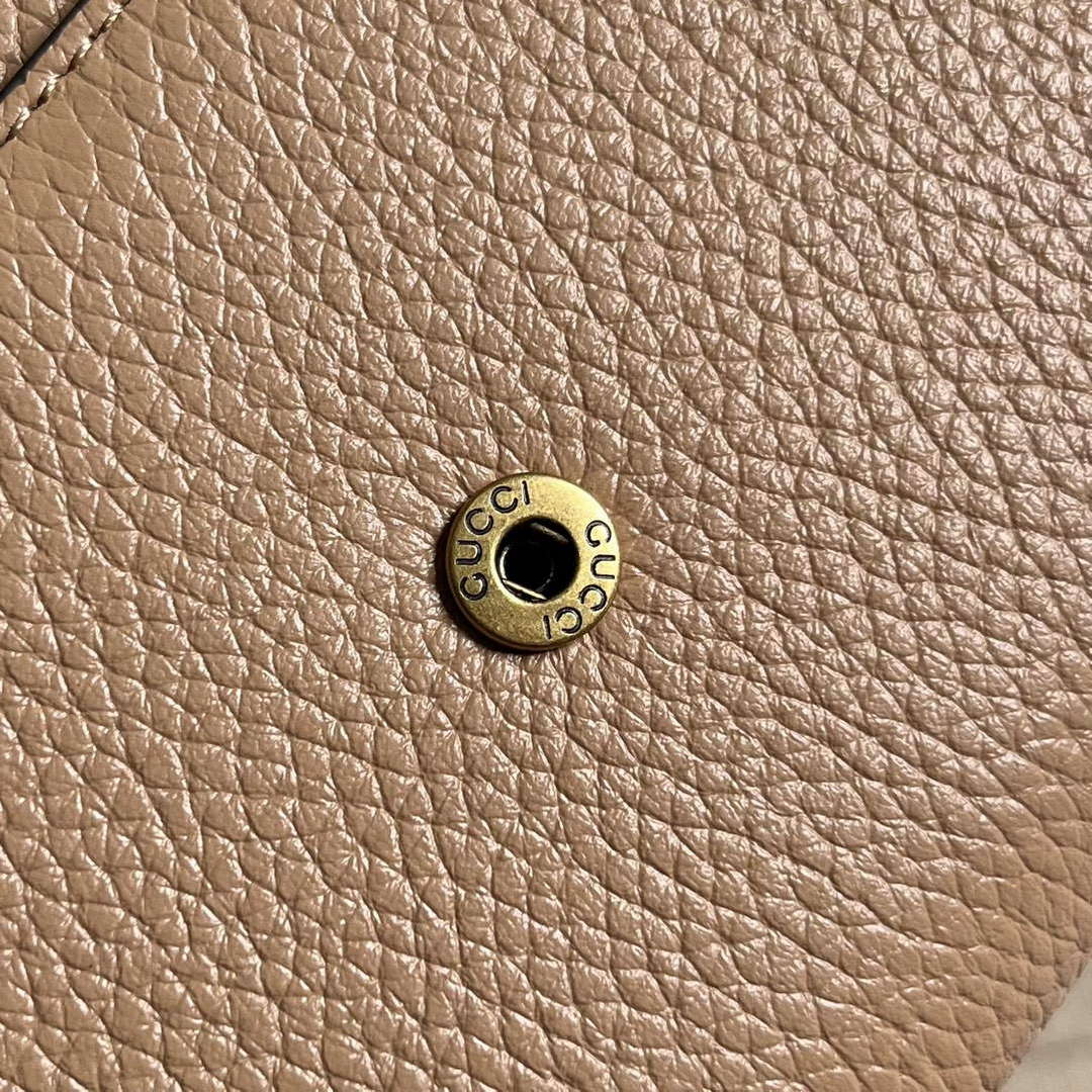 Gucci 750461 Wallet With Interlocking G Python Bow Rose beige