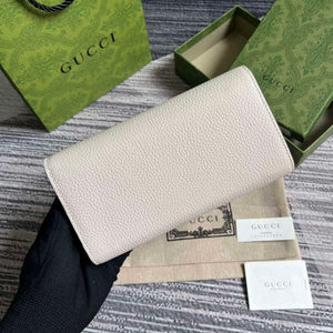 Gucci 750461 Wallet With Interlocking G Python Bow White - Default Title - View 2