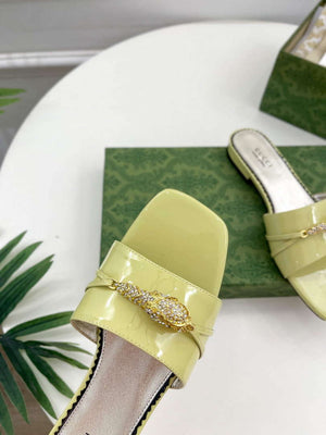 Gucci 750509 Women's Slide Sandal With Hardware G38282 - US 4=Euro 35 - View 7