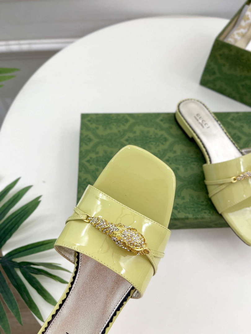 Gucci 750509 Women's Slide Sandal With Hardware G38282 - US 4=Euro 35 - View 7
