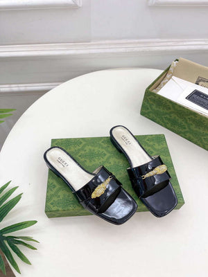 Gucci 750509 Women's Slide Sandal With Hardware G38283 - US 4=Euro 35 - View 2