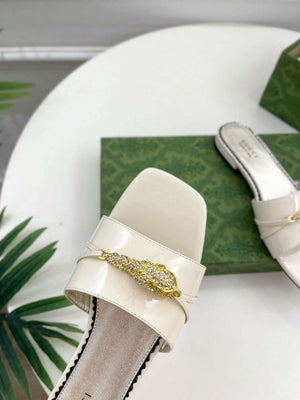 Gucci 750509 Women's Slide Sandal With Hardware G38284 - US 4=Euro 35 - View 7