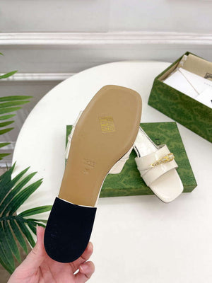 Gucci 750509 Women's Slide Sandal With Hardware G38284 - US 4=Euro 35 - View 9