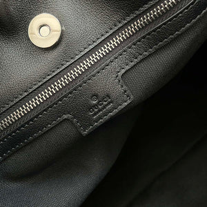 Gucci 751516 Blondie Medium Tote bag in black leather - Default Title - View 8