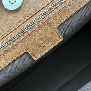 Gucci 751516 Blondie Medium Tote bag in Brown leather - Default Title - View 8