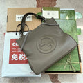Gucci 751516 Blondie Medium Tote bag in Drak Green leather - Default Title - View 1