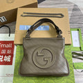 Gucci 751518 Gucci Blondie Small Tote Bag Brown - Default Title - View 1
