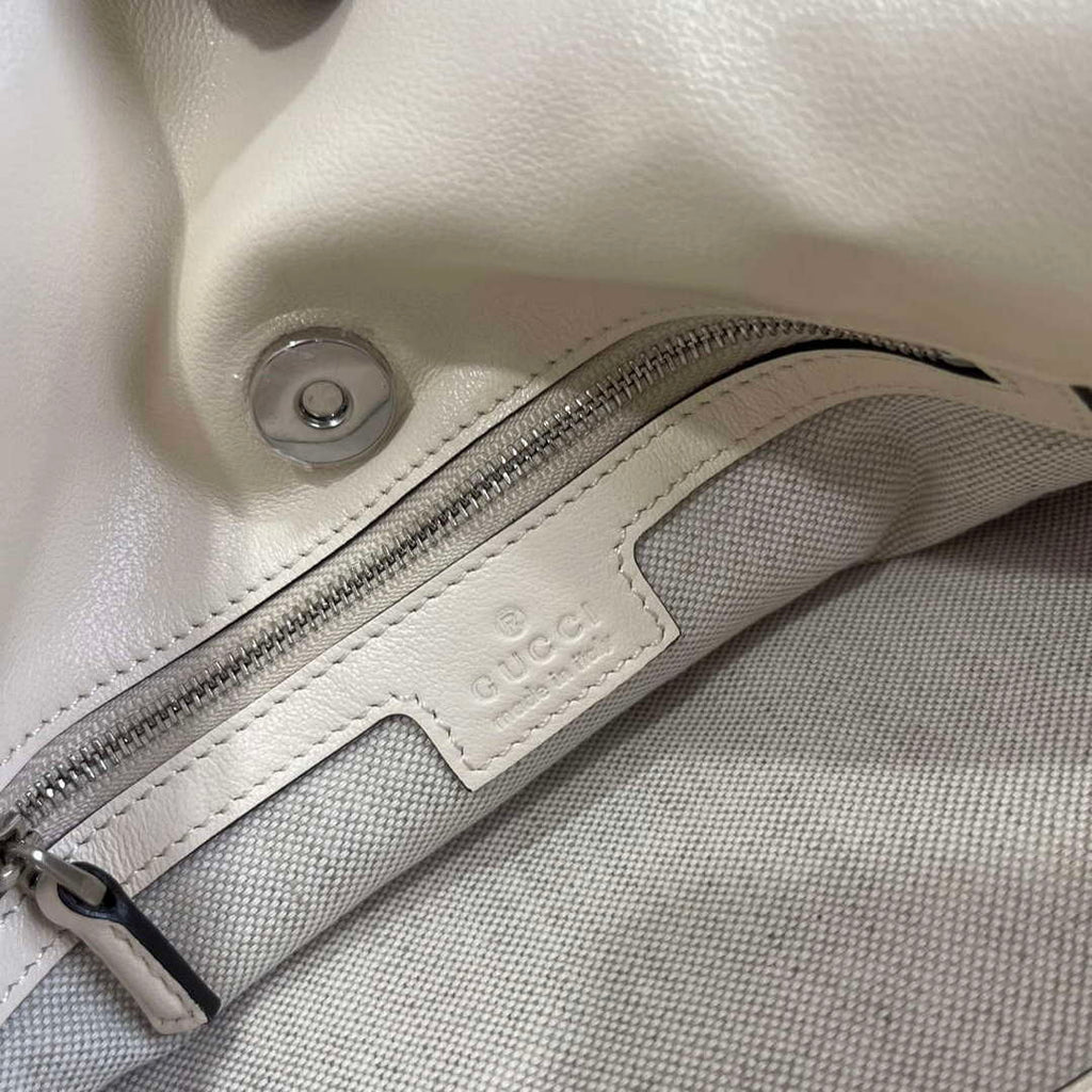 Gucci 751518 Gucci Blondie Small Tote Bag White