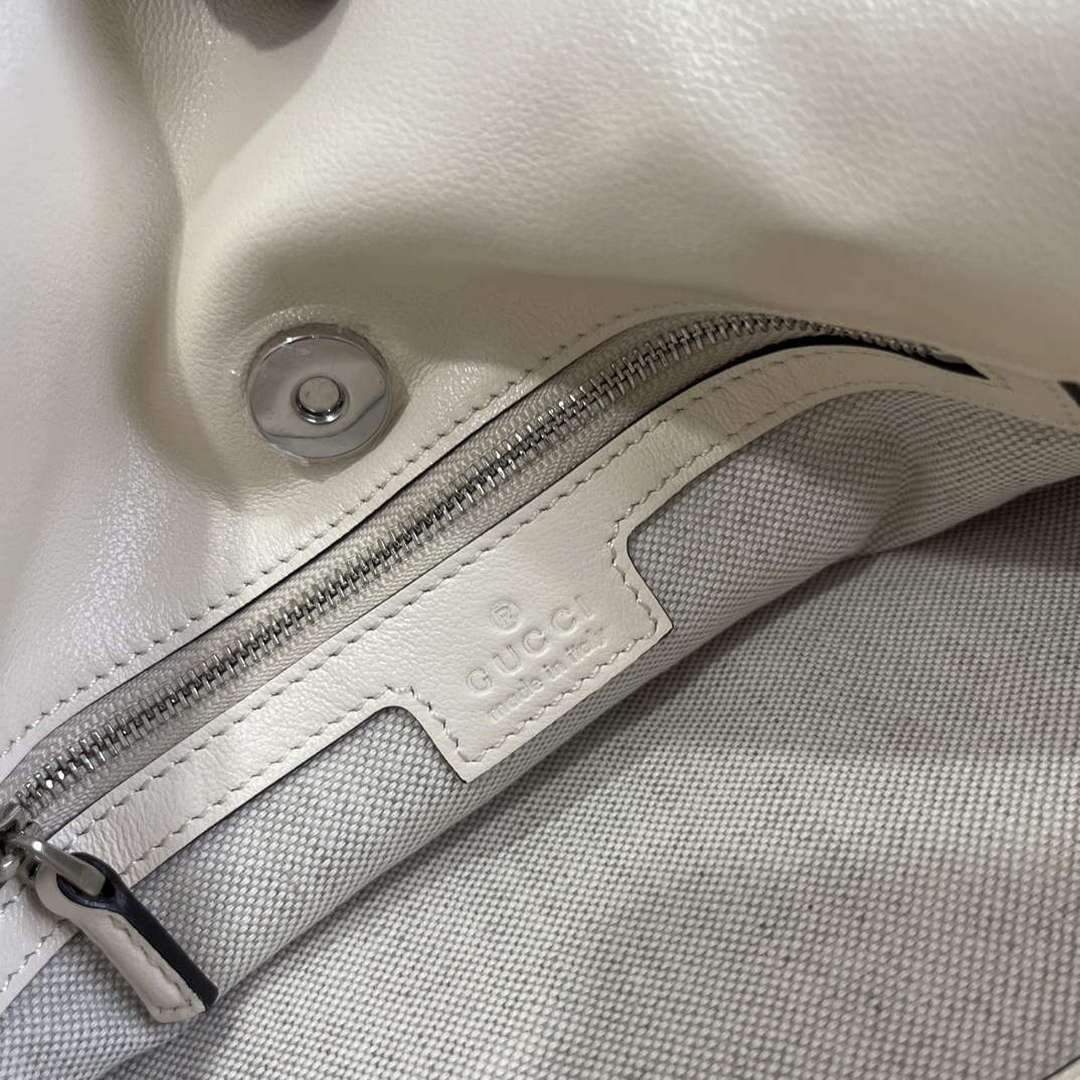 Gucci 751518 Gucci Blondie Small Tote Bag White