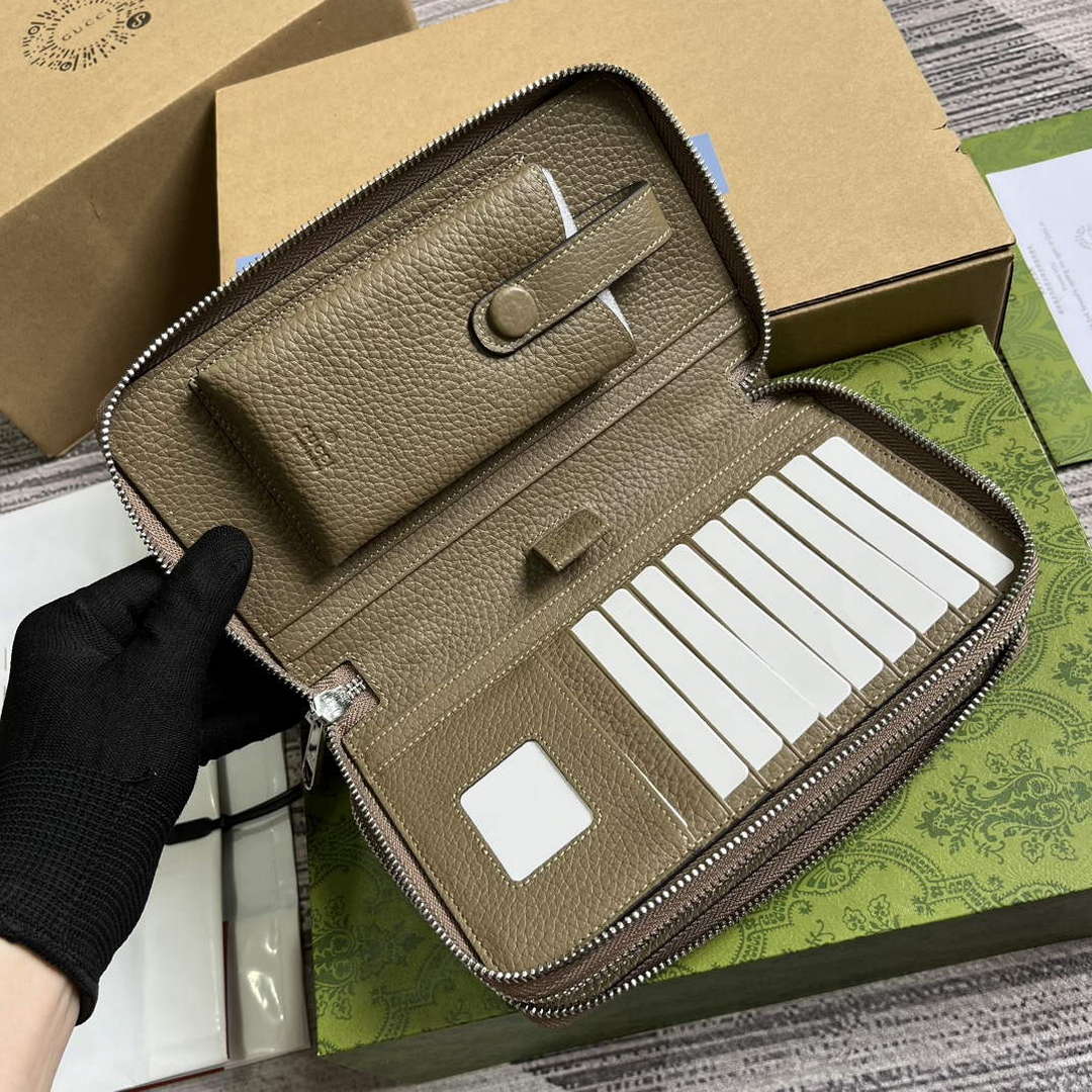 Gucci 751760 Jumbo GG Travel Document Case Grey - Default Title - View 7