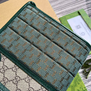 Gucci 751912 Mini GG Canvas Pouch Green - Default Title - View 6
