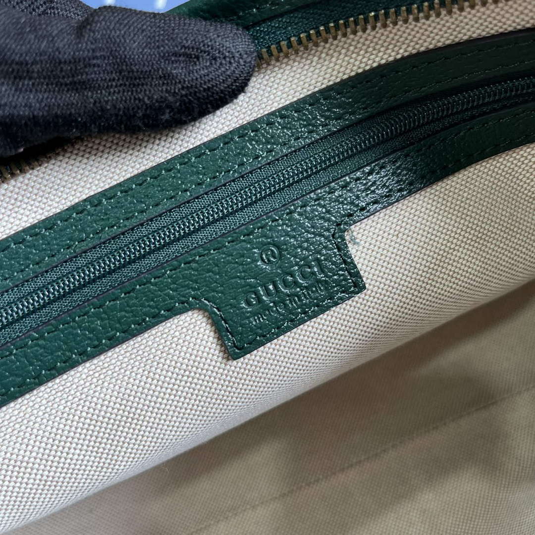 Gucci 751912 Mini GG Canvas Pouch Green