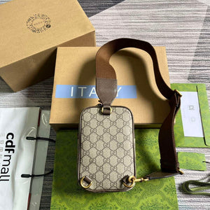 Gucci 752565 Ophidia GG Mini Bag Brown - Default Title - View 2