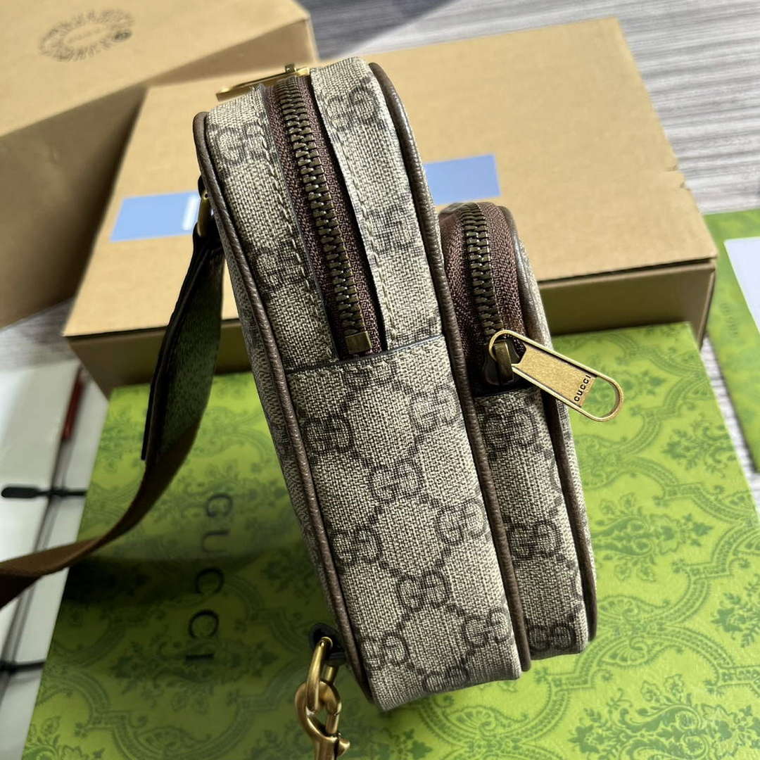 Gucci 752565 Ophidia GG Mini Bag Brown - Default Title - View 3